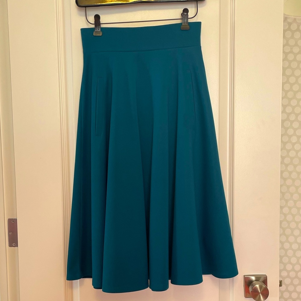 H&M Teal Blue Full Skirt